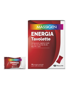 Massigen energia 30 tavolette masticabili