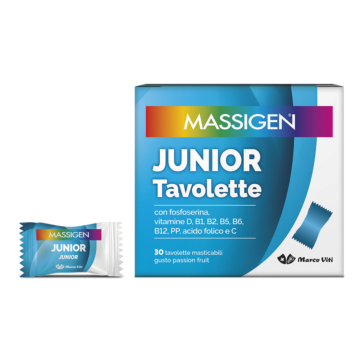 Massigen junior 30 tavolette masticabili