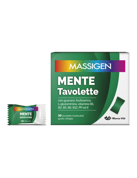 Massigen mente 30 tavolette masticabili