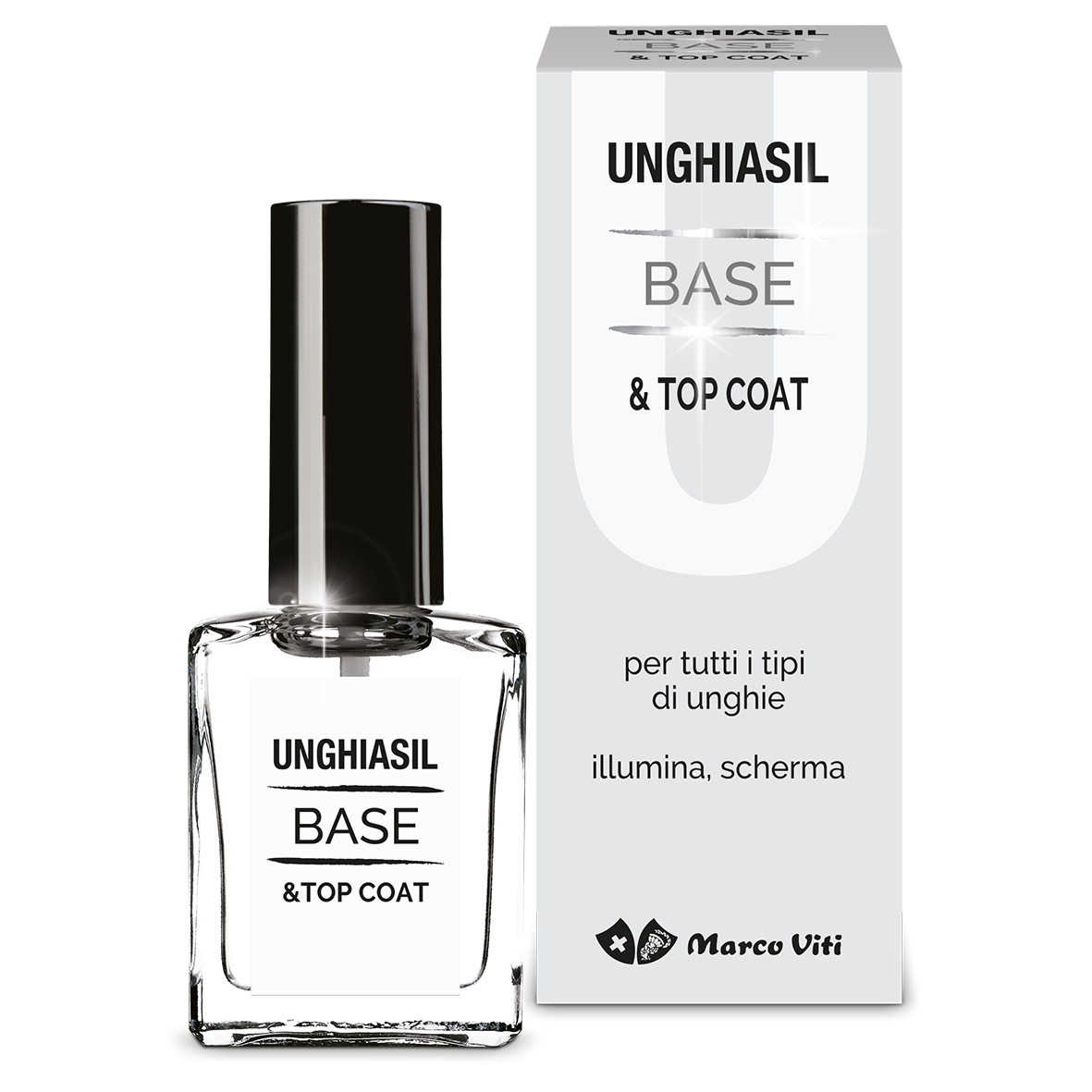 Unghiasil base & top coat 10ml