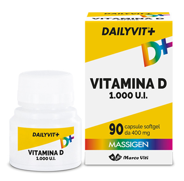 Massigen dailyvit + D 1000 ui 90 capsule