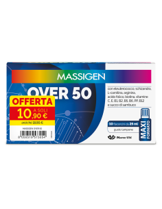 Massigen over 50 10 flaconcini 25ml promo