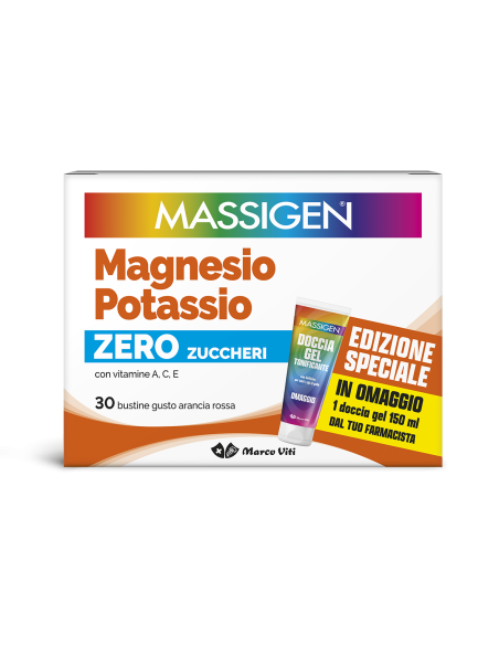 Massigen magnesio e potassio senza zucchero con omaggio