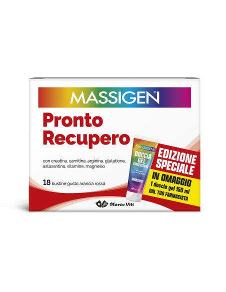 Massigen pronto recupero 18 bustine con omaggio