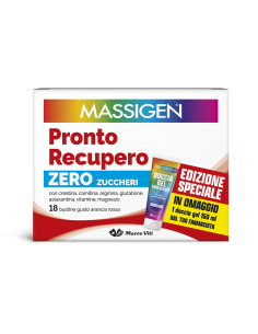 Massigen pronto recupero senza zucchero con omaggio