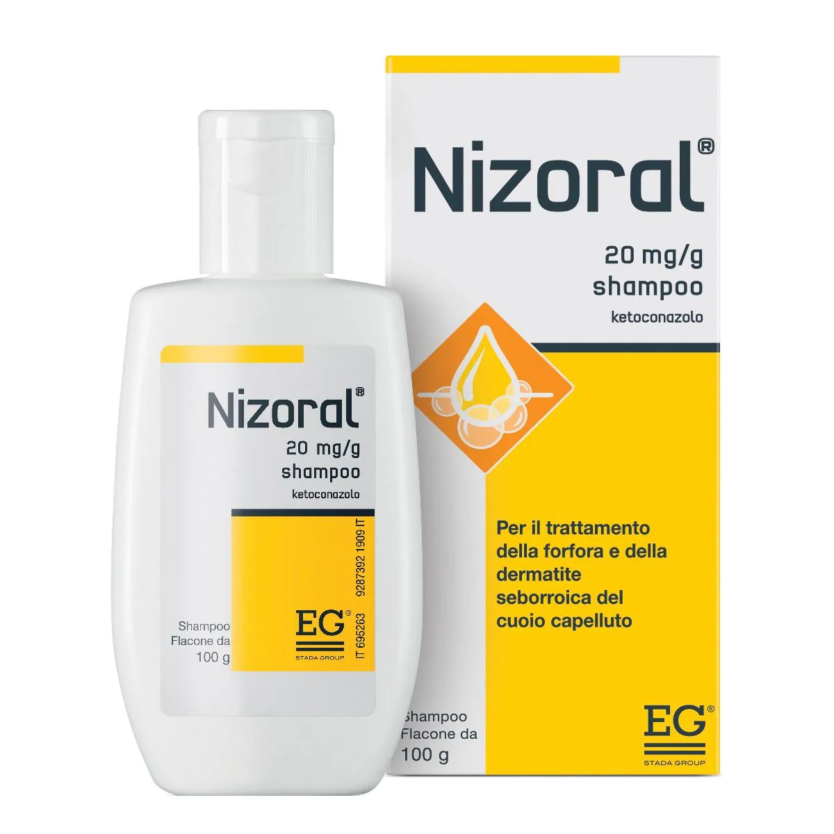 Nizoral shampoo 20mg/g 100g