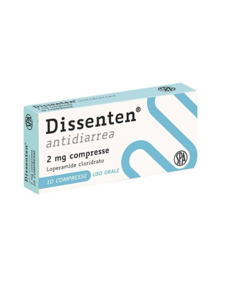 Dissenten antidiarrea 10 compresse 2mg
