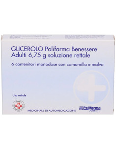 Glicerolo adulti polifarma 6.75g 6 contenitori