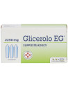 Glicerolo EG adulti 2250mg 18 supposte