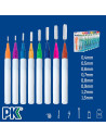 Plakkontrol scovolino manico intercambiabile 0,8mm 10pz