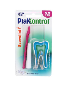 Plakkontrol scovolino manico intercambiabile 0,5mm 10pz