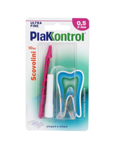 Plakkontrol scovolino manico intercambiabile 0,5mm 10pz