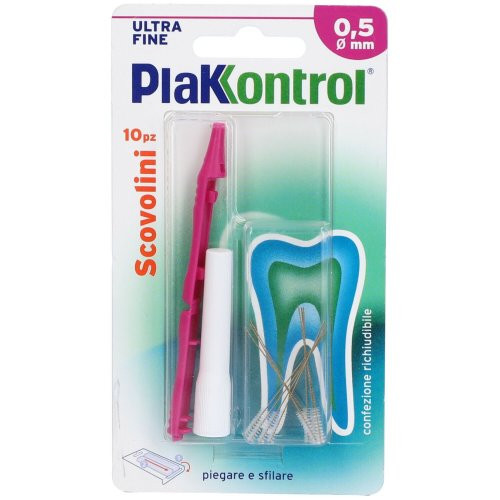 Plakkontrol scovolino manico intercambiabile 0,5mm 10pz