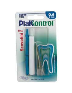 Plakkontrol scovolino manico intercambiabile 0,6mm 10pz