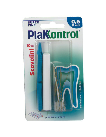 Plakkontrol scovolino manico intercambiabile 0,6mm 10pz