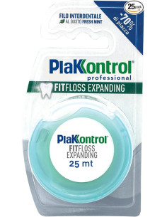 Plakkontrol fit floss filo interdentale espandibile 25m