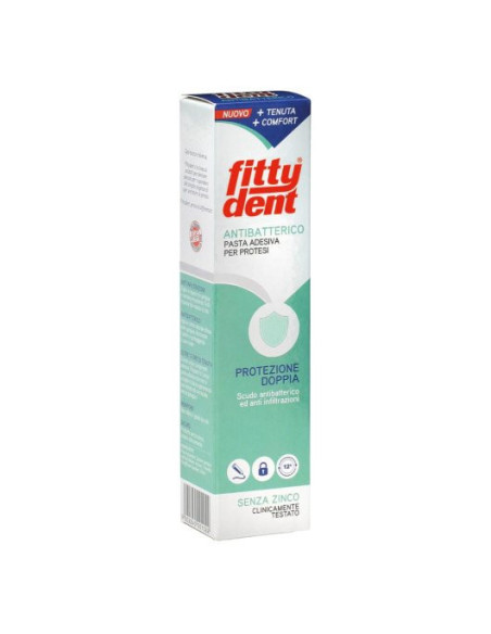 Fittydent antibatterico pasta adesiva 40g