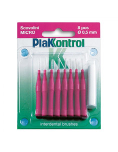 Plakkontrol scovolino micro con manico 0.5 8pz