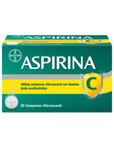 Aspirina c 20 compresse effervescenti 400+240mg
