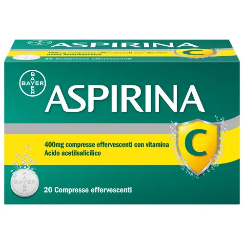 Aspirina c 20 compresse effervescenti 400+240mg
