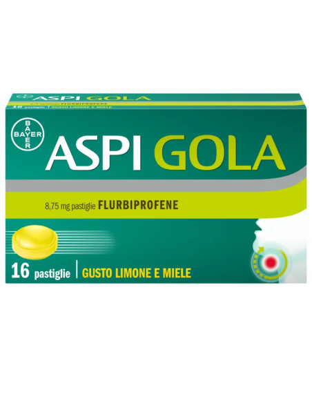 Aspi gola limone e miele 16 pastiglie