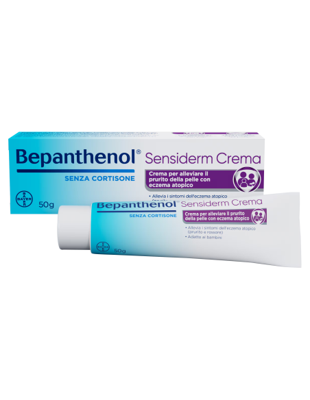 Bepanthenol sensiderm contro il prurito e rossore senza cortisone 50g