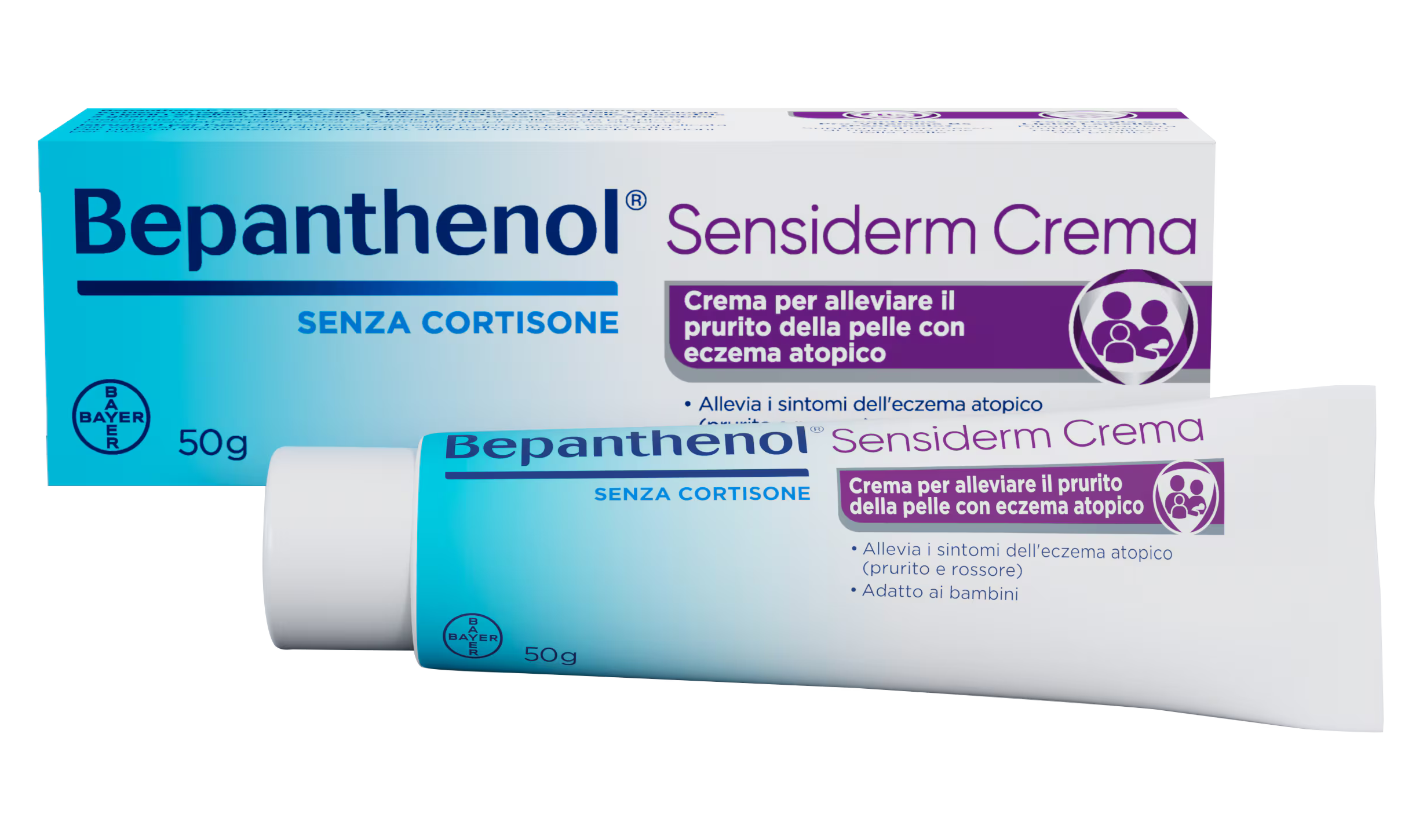 Bepanthenol sensiderm contro il prurito e rossore senza cortisone 50g