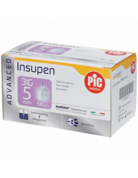 Pic insupen advanced ago penna da insulina gauge 31x5mm