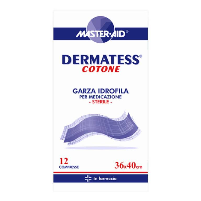 MasterAid dermatess garza idrofila 36x40 cm 12 pezzi