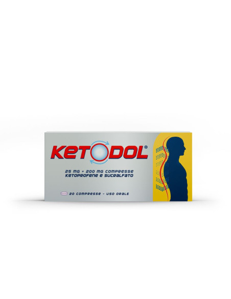 Ketodol 20 compresse 25mg + 200mg