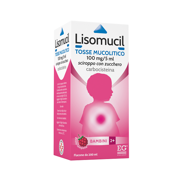 Lisomucil tosse mucolitico per bambini