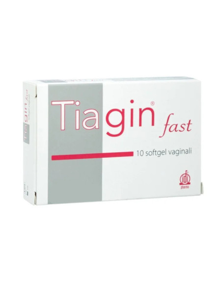 Tiagin fast 10 capsule vaginali softgel