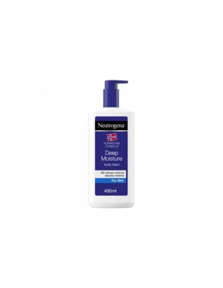 Neutrogena Deep Moisture Fluida Profumata Crema Corpo per Pelle Secca e Sensibile 400ml