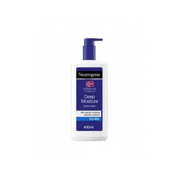 Neutrogena Deep Moisture Fluida Profumata Crema Corpo per Pelle Secca e Sensibile 400ml