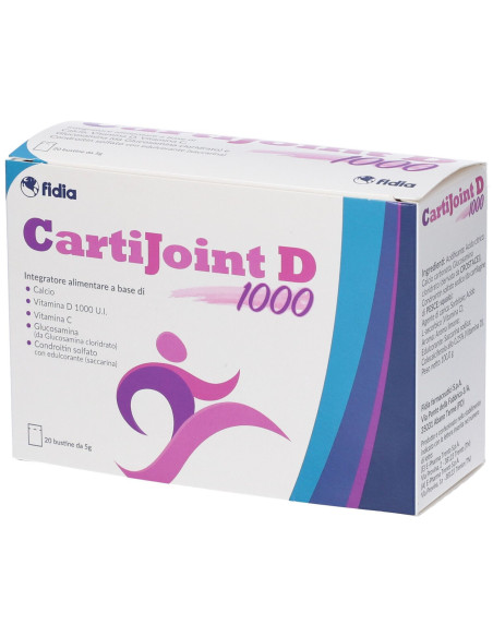 Cartijoint d 1000 20 bustine da 5g