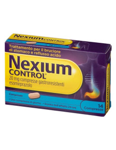 Nexium control 14 compresse gastroresistenti 20mg