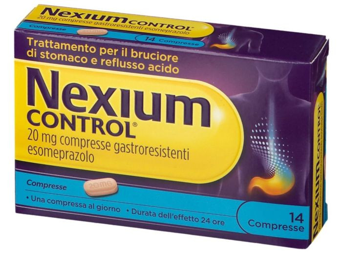 Nexium control 14 compresse gastroresistenti 20mg