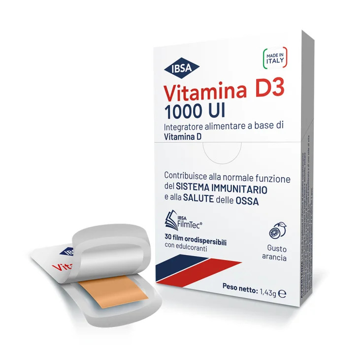 Vitamina d3 ibsa 1000ui 30 film orodispersibili