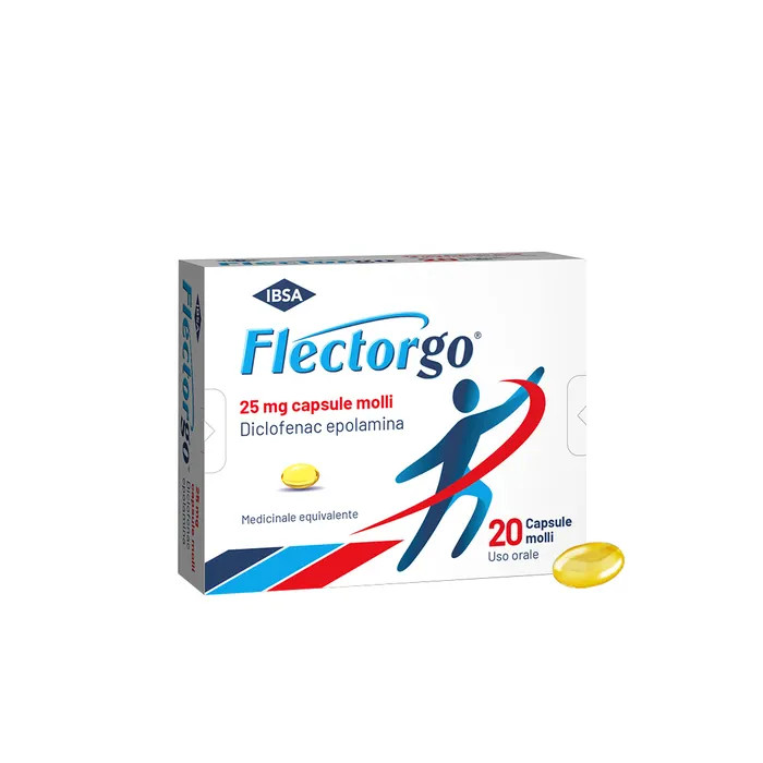 Flectorgo 25mg 20 capsule