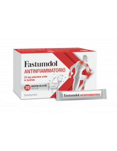 Fastumdol antinfiammatorio soluzione orale 25mg 20 bustine