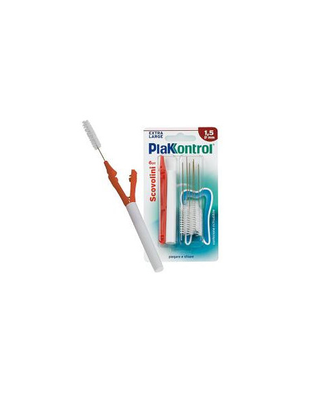 Plakkontrol scovolino manico intercambiabile 1.5 mm 6pz