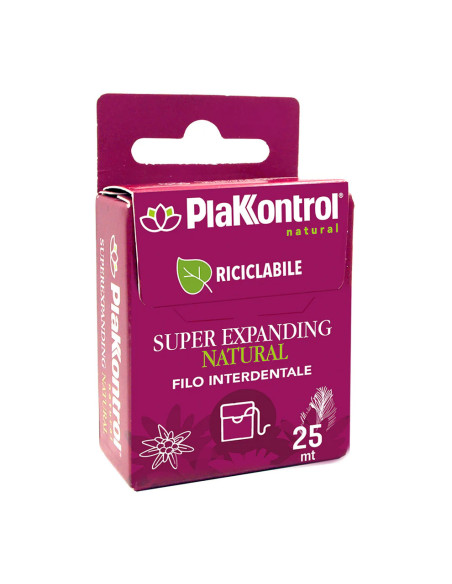 Plakkontrol Natural Kontrol Supexpanding filo interdentale 25m