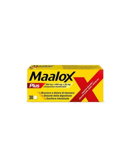 Maalox plus 30 compresse masticabili