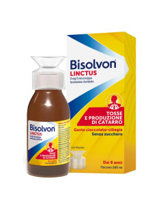 Bisolvon linctus sciroppo cioccolato e ciliegia 200ml