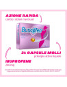 Buscofen ibuprofene per dolori da ciclo 24 capsule molli 200mg