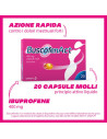 Buscofenact ibuprofene per dolori forti da ciclo 20 capsule molli 400mg