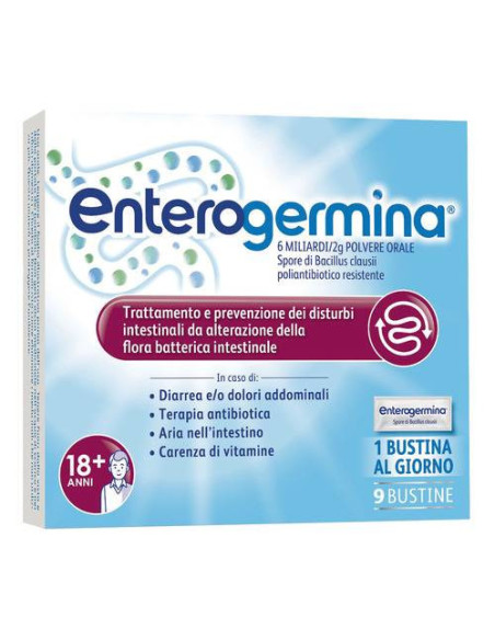 Enterogermina 6miliardi/2g 9 bustine