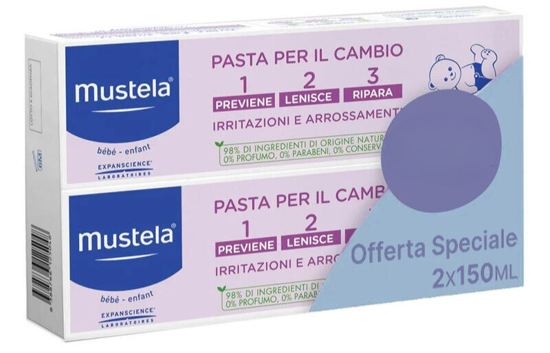 Mustela Pasta Cambio 150ml x 2 BIPACK