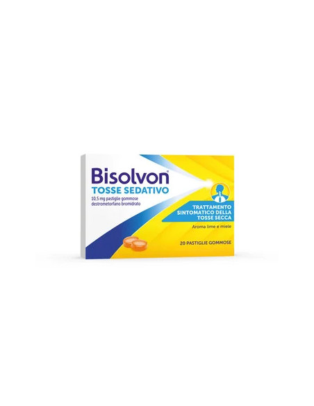 Bisolvon tosse sedativo 20 pastiglie gommose 10,5mg