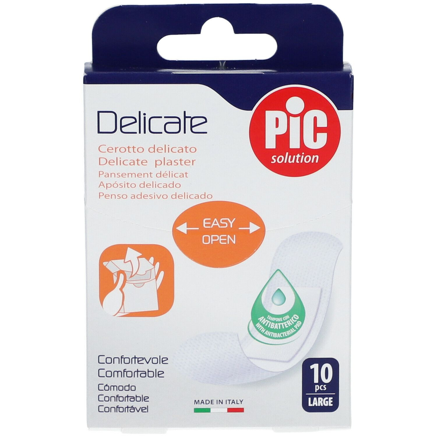 PIc cerotto delicate 25x72mm 10 pezzi